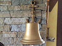campana in ottone restaurata